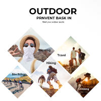 Bufanda Transpirable Para Hombres Y Mujeres Bandana Balaclava De Verano Tubo Máscara Cubre Cara Y Cuello Para Ciclismo Al Aire Libre Protección Solar - details 20