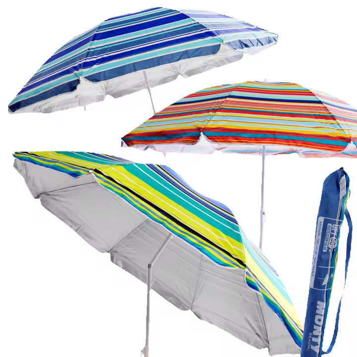 Monty SOMBRILLA PLAYA INCLINABLE PROTECCION UPF +50 200-220CM - 1