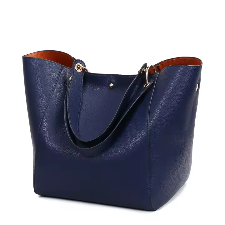 Bolso de hombro de cuero de lujo para Mujer, Bandolera with ASA superior, Gran capacidad, 2024 - 1