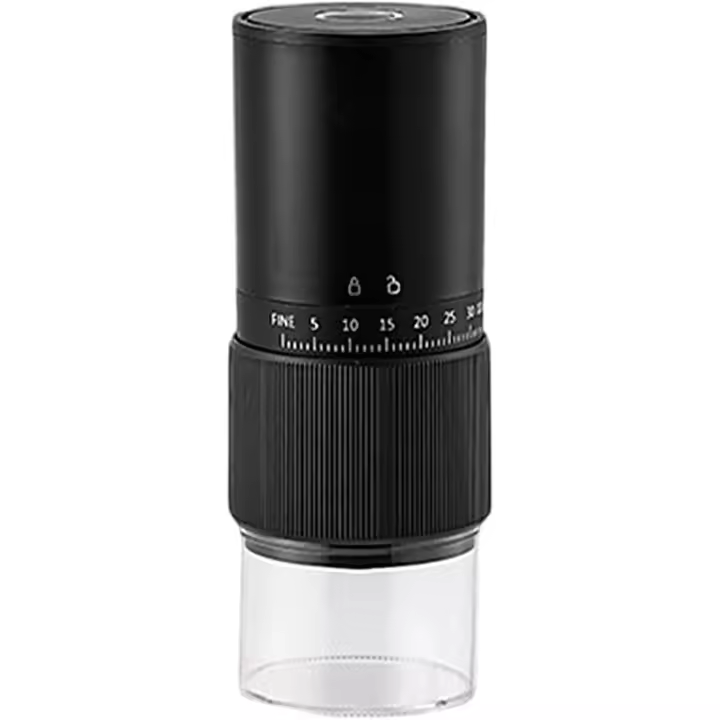 Molinillo de café manual portátil de 35 molidos, recargable, textura ABS, ideal para uso doméstico y exterior - 1