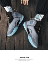 Nuevos Zapatos De Baloncesto Para Hombres 2024 Deportivos Transpirables Zapatillas De Atletismo Para Mujeres Entrenamiento Con Cordones Microfibra CANVAS Suela EVA Tamaño Medium - details 31