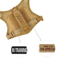 Harnés Táctico Ajustable Para Perros Y Gatos Pequeños Vests Para Gatos Y Perros De Servicio Militar Entrenamiento Y Caminata - details 10