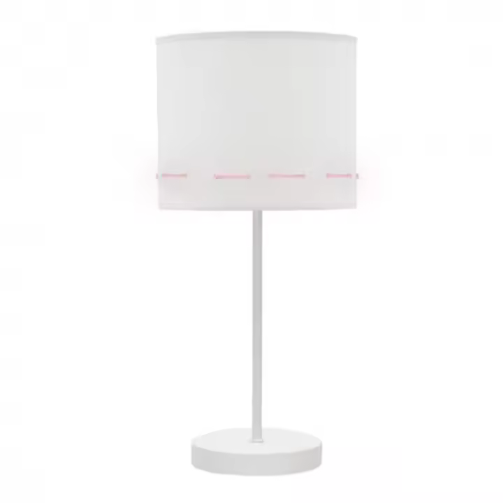 Lámpara de Mesa FABRILAMP Sobre Mesa Trazos Rosa Bebe - 1