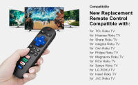 for hisense roku tv remote, for onn roku tv remote, for roku replacement remote