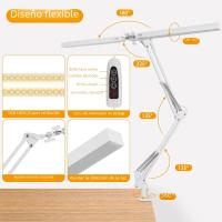 Lámpara De Escritorio LED Sin Escala Dimmable Luz De Monitor USB Para Oficina Estudio Lectura Fijación De Iluminación - details 5