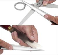 Afilador De Cuchillos De Piedra Whetstone Con Superficie Curva Para Afilar Cuchillos Y Tijeras Herramienta De Mezclador Para Cocina Material De Carburo De Tungsteno - details 11