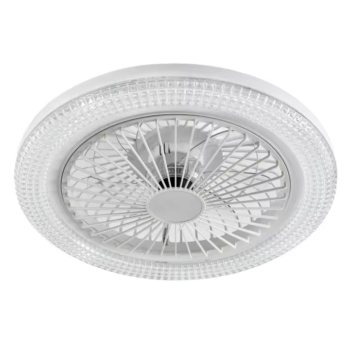 Ventilador de techo con iluminación LED Mando a distancia Regulable 15W-18W Diámetro 50cm - 1