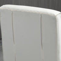 HOMCOM Sofá Cama de 1 Plaza 2 en 1, Sillón Cama Plegable Tapizado en Ante Sintético, con Respaldo Ajustable en 5 Niveles y Almohada Acolchada, para Oficina, Dormitorio, Salón, 65x69x80 cm, Crema - details 3