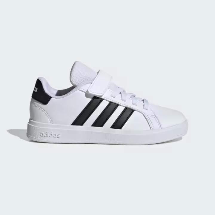 Zapatilla Adidas Kid Grand Court I24 Blanco Negro Adzpkv2529Ad - 1