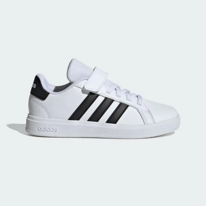 Zapatilla Adidas Kid Grand Court I24 Blanco Negro Adzpkv2529Ad - 1