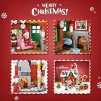 Bloques De Construcción De Bosque Para Regalo De Navidad Casa De Hielo Y Cabina Juguete De Bloques De Plástico Para Niños Y Niñas De 6 a 12 Años - details 4