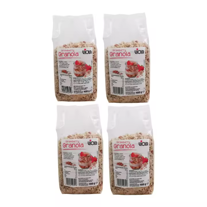 Viola Granola Fresa 400g (8 unidades - 4 unidades) - 1