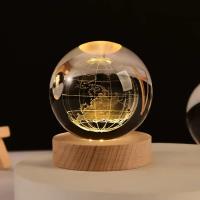 Lámpara De Noche De Cristal 3D De 6cm Planetario Solar Sistematizador Grabado Por Láser Decoración Para Escritorio Regalo De Cumpleaños Astronomía - details 12