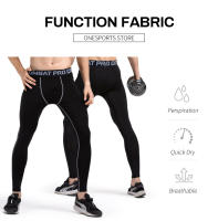Leggings De Compresión Para Hombre Pantalones De Entrenamiento En El Gimnasio Secado Rápido Running Tights Fitness Baloncesto Carreras De Medio Maratón Ropa Deportiva De Polyester Y Spandex - details 1