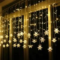Luces De Hielo LED 3.5M Para Exterior Puerta De Enlace Navidad Boda Calle Decoración De Eave Cuadrado Luces De Fiestas EU Plug - details 11