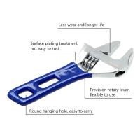 Llave De Ajuste Universal Mini De 4 Pulgadas Diámetro Máximo 24mm Acero Inoxidable Herramientas Manuales Multifuncionales - details 2
