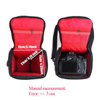 Bolsa Suave Para Cámara DSLR De Nylon Ajustable Para Canon Nikon Sony Impermeable Con Correa De Hombro Y Cierre De Cremallera - details 5