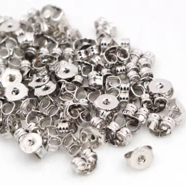 100pcs Base De Pendiente De Cobre Platinado En Argentado Color Rosa Dorado Para Joyería Enlaces Y Accesorios De Moda - 1