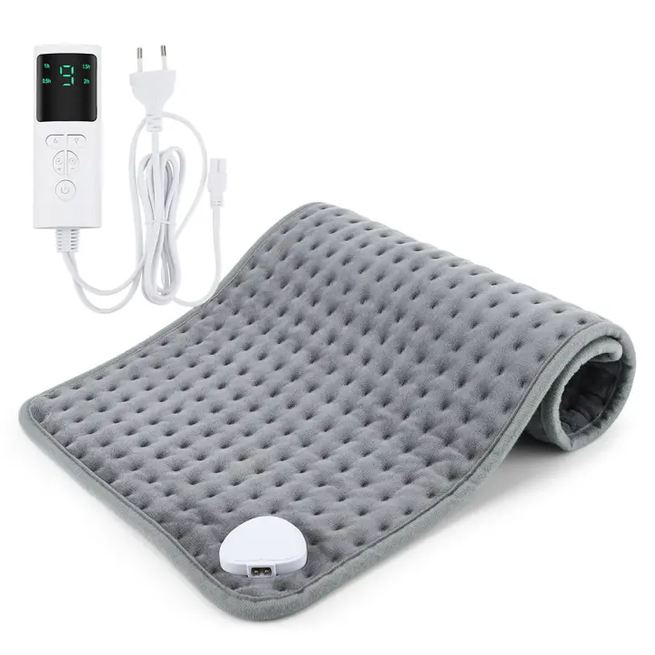 Almohadilla de calefacción eléctrica para cuerpo, Abdomen, espalda, manos, manta calentadora de invierno, 9 niveles, hogar, oficina, estera térmica para calambres menstruales, 58x29CM - 1
