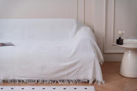 NEW & Almeritex 2000 Colcha Multiusos Sofa, Manta Foulard, Plaid para Cama, Cubresofa Cubrecama Marfil - details 0