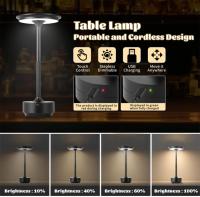 Lámpara De Escritorio LED Recargable USB Luz Sin Dimmer Estilo Moderno Material Aluminio Para Lectura Y Decoración De Habitación - details 8