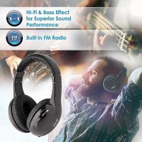 5 In 1 Cordless Headphones Wireless Earphone Fm Radio Tv Headset Wired Headphone - details 1