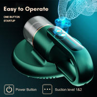 Aspiradora Portátil Sin Cable 5000PA Potente Para Cama Con Filtro HEPA Y Eliminación De Pulgas Con Luz UV Limpieza Doméstica - details 5