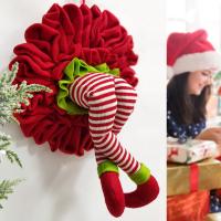 Pendantes De Piernas De Hobbit Para Colgar En La Puerta Decoración De Navidad Para El Hogar Adornos De Navidad Guirnalda De Navidad Para Puertas Y Espejos - details 0