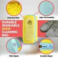 Bolsa De Lavar Zapatos Con Red Padded Protector De Ropa Para Máquina De Lavar Ropa Y Secar Amigable Con Zapatos 1/2PCS - details 5
