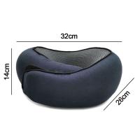 Almohada De Viaje De Espuma Memory Foam U-Cuadrada Soporte De Cuello Estilo Caracol Ajustable Suave Para Descanso Del Mediodía Y Sueño - details 2
