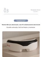Máscara de Masaje Ocular Recargable with Calor,Masajeador de Ojos 3D with Vibración y Compresión de Aire,Modos para Aliviar Fatiga Visual, Bolsas y Ojeras | Diseño Ajustable y USB,Ideal para Oficina y Viajes - details 10