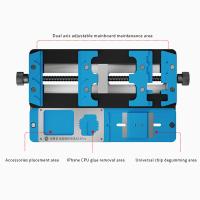 Soporte Universal Mijing K23 pro Para PCB Con Función Multifuncional Y Dos Ejes Tres Posiciones Herramienta De Reparación De Microprocesador Para Teléfonos Móviles Y Placas Base BGA - details 2