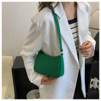 Bolso De Lujo Para Mujer Con Diseño De Axila En Piel De Goma Estilo Fashion Pequeño Cuadrado Con Cremallera Y Correa Cruzada - details 8