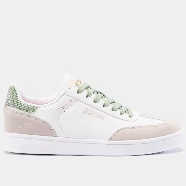 Zapatilla Casual de Mujer Joma Campus 2415 Blanco Verde MX 105884  Calzados DEPORTES Deportivo casual Joma MARCAS - 1