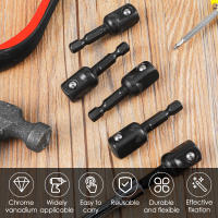 Adaptador De Llave De Impacto 1/2 Pulgada 10/20 Piezas Con Chincheta Para Destornillador Y Broca Extensión De Varilla Hexagonal Chincheta De 1/4 Pulgada Para Herramienta De Destornillador - details 2