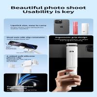 Nueva Mini Palanca De Auto Fotografía Bluetooth Con Trípode Plegable Soporte Para Teléfonos Móviles Compatible Con Tiktok Y Streaming De Vídeos En Vivo - details 3