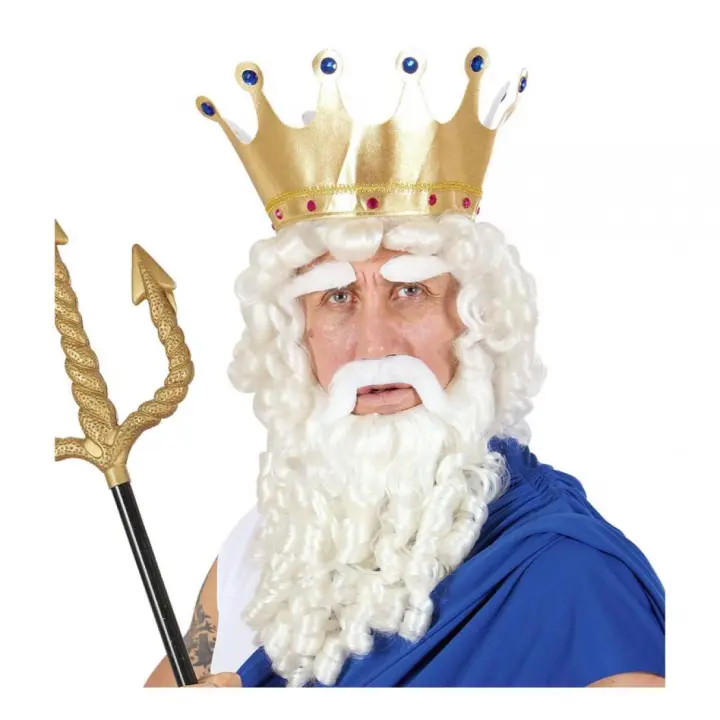 Widmann Peluca de Dios Olímpico con Barba, Bigote y Cejas adulto - 1