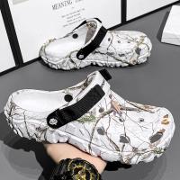 Nuevos Sandalias De Hombre Para Verano 2024 Mocasines De Jardín Al Aire Libre Moda Lujo Casual Comodidad Hogar Suaves Tallas 40-45 - details 14