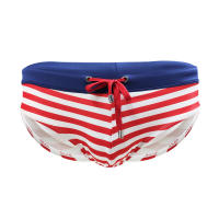 Bragas De Natación UXH Para Hombres Con Contraste De Colores Short De Playa Push-Up Sexy Material De Poliamida Y Spandex - details 3