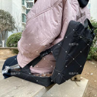 Cojín de algodón grueso para estadio al aire libre, cojín plegable con camuflaje de hojas, cojín de algodón grueso para caza al aire libre - details 2