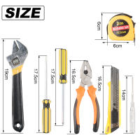 Kit De Reparación Doméstico Portátil Con Destornillador Llave De Fijación Pluma Pinza Herramientas Combinadas Para El Hogar En Caja - details 2