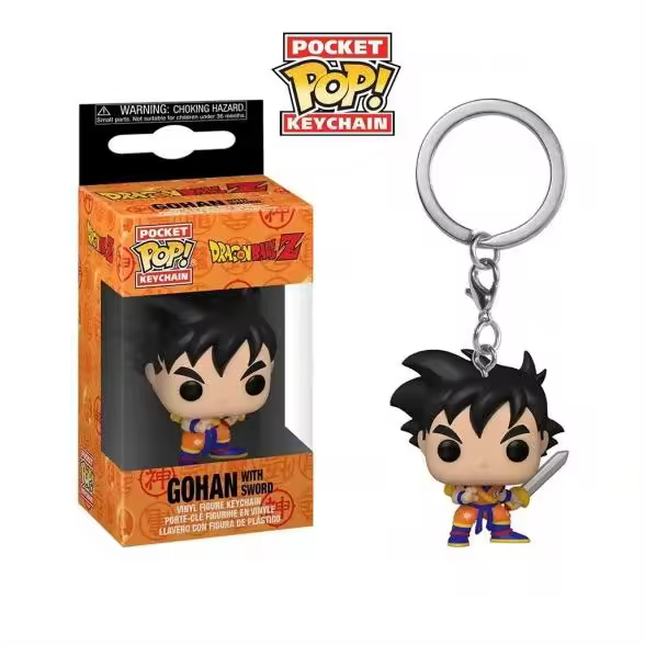 Pocket Pop Llavero Gohan With Sword Dragon Ball Z Funko - 1