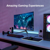 KTC Monitor Gaming Curvo de 27 ”, 170Hz, 165Hz, 2K QHD 2560 x 1440, 1ms, HVA 1500R Sin Marco, FreeSync & G-Sync, 16:9, 120% sRGB_4000:1_250cd/m²_3ms _Flicker-Free_ Low Blue Light, Pantalla de reducción de luz Azul, DP1.4, HDMI2.0, H27S17 Salida de audio - details 11