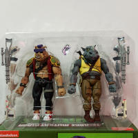 Set De 2 Figuras NECA Shredder Michelangelo Donatello Krang Bebop Rocksteady Tortuga Acción Figurina Juguete Para Coleccionistas Unisex - details 2
