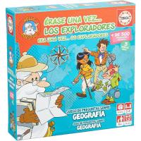 Érase una vez los exploradores Educa juego de mesa educativo para familia con 300 preguntas sobre la geografía mundial - details 0