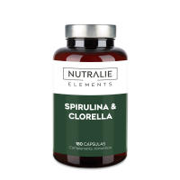 Espirulina y Chlorella 1800mg -  Energía - BIO-disponible y  Vegana - 180 Cápsulas de Algas de Espirulina y Chlorella - Spirulina Vegana - 180 Cápsulas Nutralie - details 0
