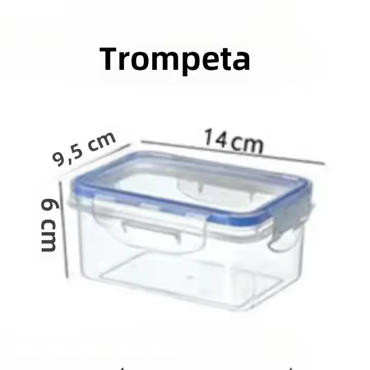 Juego De Contenedores De Comida Hermética Con Tapa Caja De Alcaderzo Meal Prep Plásticos Resistant To Lecho En El Mercado - 1