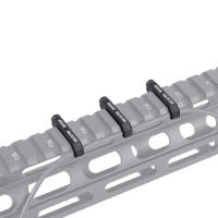Clip De Cable Para Linterna Y Laser De Aluminio Táctico Switch De Presión Picatinny Guías De Cable Negro Accesorio De Luz Táctica - details 2