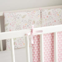 LALA - Juego de ropa de Cama para Cuna de Bebe, Algodón Puro, cerca de Cisne Rosa, 30x30x6, Pieza Entra, Lavado. - details 3
