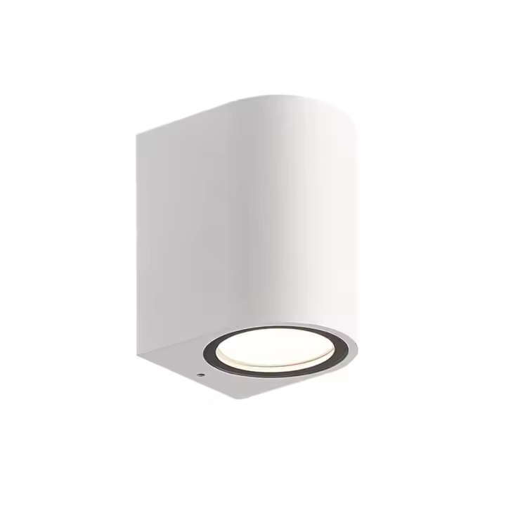 Lampara Aplique Oval Exterior GU10 IP65 Color Blanco Aplique Techo, Luz Jardín, Lámpara Jardín, Luz Exterior, Aplique Jardín - 1